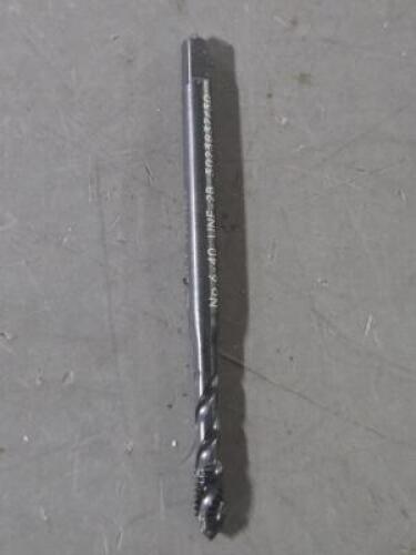 DESCRIPTION: (1) COBALT MODIFIED BOTTOMING TAP BRAND/MODEL: EMUGE BU503200.5039 SIZE: #6-40 UNF RETAIL$: $43.25 QTY: 1
