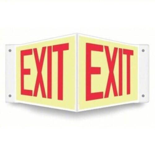 DESCRIPTION: (4) SAFETY SIGN BRAND/MODEL: CONDOR #480Y57 INFORMATION: EXIT SIGN SIZE: 8X18 RETAIL$: $38.54 EA QTY: 4