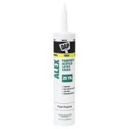 DESCRIPTION: (6) PAINTER'S ACRYLIC CAULK BRAND/MODEL: DAP ALEX INFORMATION: WHITE SIZE: 10.1 OZ RETAIL$: $2.58 EA QTY: 6