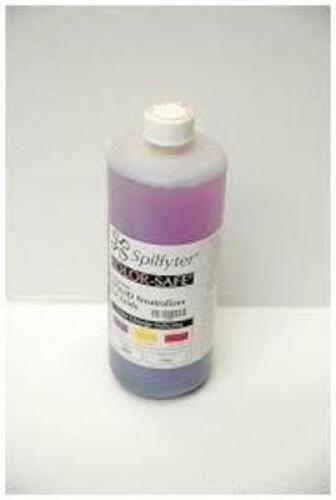 DESCRIPTION: (6) LIQUID NEUTRALIZER FOR ACIDS BRAND/MODEL: SPILFYTER KOLOR SAFE SIZE: QT RETAIL$: $20.00 EA QTY: 6