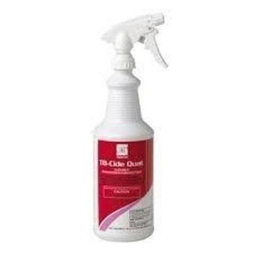DESCRIPTION: (12) CLEANER DEODORIZER DISINFECTANTBRAND/MODEL: SPARTAN TB-CIDE QUATRETAIL$: $6.00 EAQTY: 12
