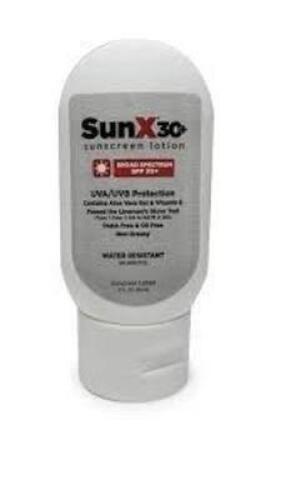 DESCRIPTION: (1) CASE OF (24) BOTTLES OF SUNSCREEN LOTION BRAND/MODEL: SUN X 30 #1PBT5 SIZE: 2 OZ RETAIL$: $200.00 EA QTY: 1