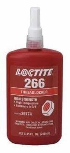 DESCRIPTION: (6) HIGH STRENGTH THREADLOCKERBRAND/MODEL: LOCTITE 2620SIZE: 30GRETAIL$: $47.66 EAQTY: 6