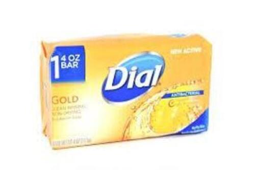 DESCRIPTION: (6) ANTIBACTERIAL DEODORANT BAR SOAP BRAND/MODEL: DIAL INFORMATION: GOLD SCENT SIZE: 3.05 OZ QTY: 6