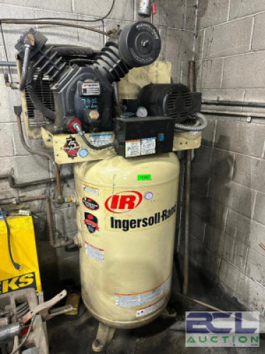 INGERSOLL-RAND 80 GALLON RECIPROCATING AIR COMPRESSOR.