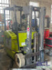 CLARK 2650 LB. ELECTRIC FORK LIFT.