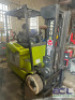 CLARK 2650 LB. ELECTRIC FORK LIFT. - 3