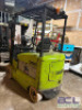 CLARK 2650 LB. ELECTRIC FORK LIFT. - 7