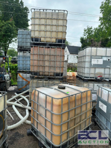 (10) LIQUID CONTAINER SHIPPING TOTES.