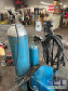 MILLERMATIC 252 MIG WELDER W/ (2) CYLINDER TANKS, SPOOL GUN, AND HOOD. - 6