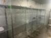 (9) 48" X 18" THREE TIER WIRE SHELVES. - 2