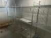 (9) 48" X 18" THREE TIER WIRE SHELVES. - 3