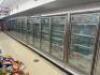 (5) ZERO ZONE RI-4-DFR-KT FOUR DOOR GLASS FREEZER CASES. AND (1) TWO DOOR UNIT. REMOTE COOLED - 3