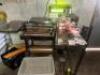 HEAT N SEAL SANDWICH WRAPPING STATION W/ DIGI SM-5100 PORTION SCALE.