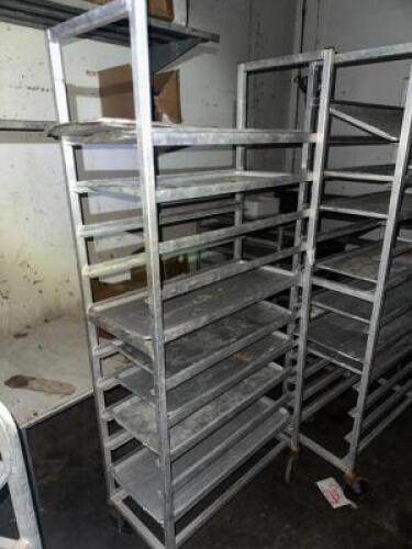 (3) FULL SIZE ALUMINUM LUG RACKS