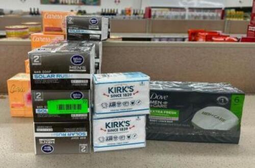 (26) ASSORTED PACKS OF SOAP