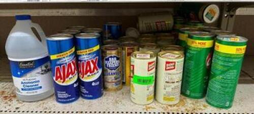 (29) CANS/BOTTLES OF ASSORTED CLEANER