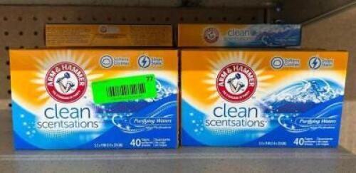 (14) BOXES OF DRYER SHEETS