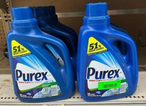 (6) BOTTLES OF MOUNTAIN BREEZE LAUNDRY DETERGENT