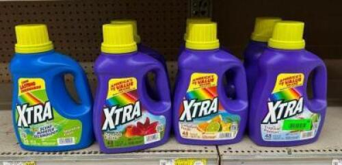 (7) BOTTLES OF ASSORTED LAUNDRY DETERGENT