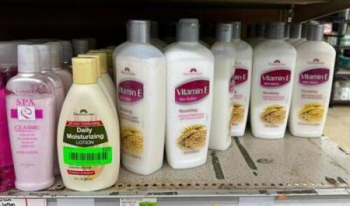 (38) BOTTLES OF ASSORTED LOTION