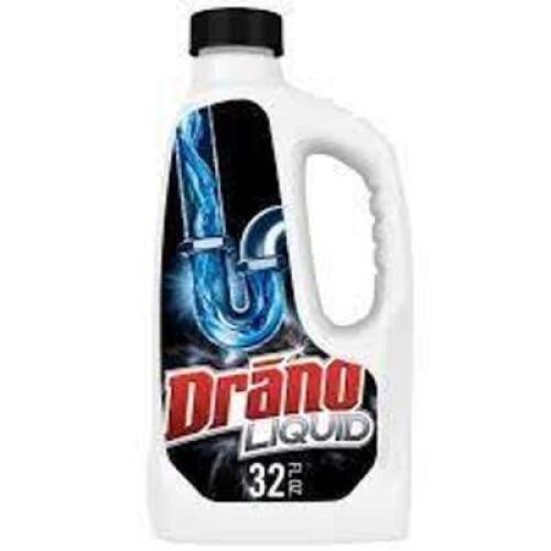 DESCRIPTION: (4) DRAIN CLEANER BRAND/MODEL: DRANO RETAIL$: $6.80 EA SIZE: 32 OZ QTY: 4