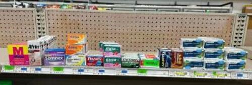 (48) ASSORTED BOTTLES OF PAIN RELIEVERS