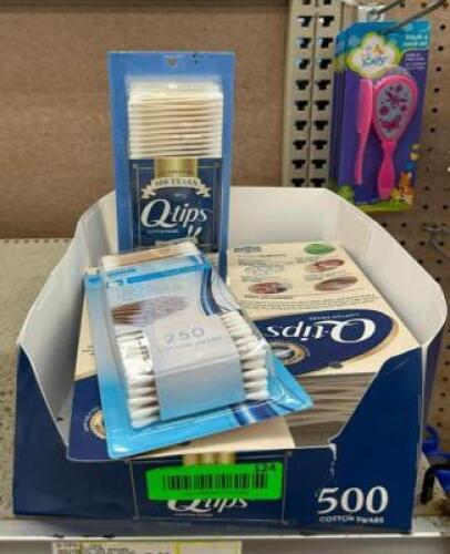 BOX OF Q-TIPS AS SHOWN