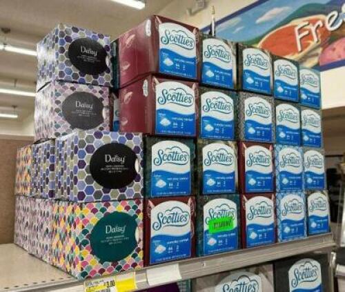 (67) BOXES OF TISSUES