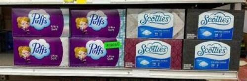 (19) BOXES OF TISSUES