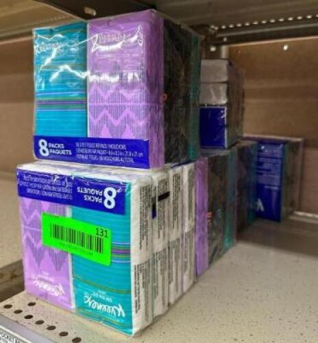 (6) 8CT PACKS OF TISSUES