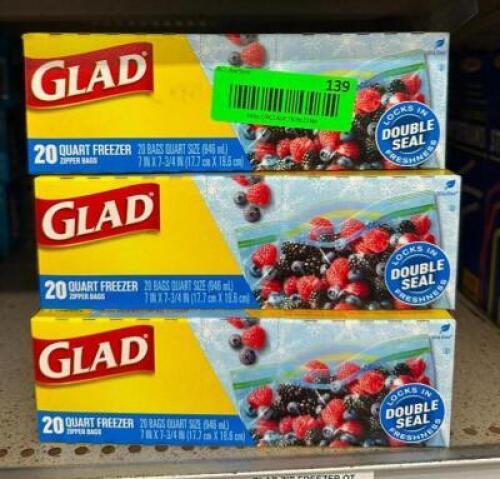 (11) 20CT BOXES OF FREEZER BAGS