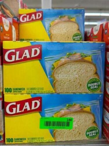 (13) BOXES OF SANDWICH BAGS