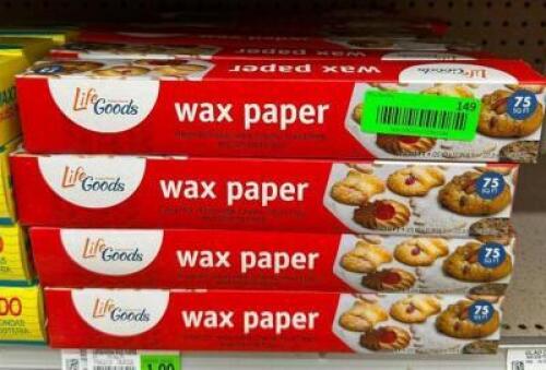 (32) BOXES OF WAX PAPER