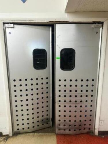 ELIASON DOUBLE SWINGING KITCHEN DOOR.