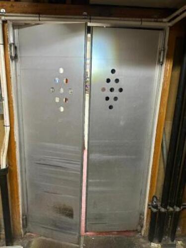 ELIASON DOUBLE SWINGING KITCHEN DOOR.