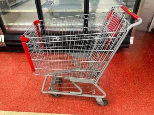 (14) ASSORTED SHOPPING CARTS.