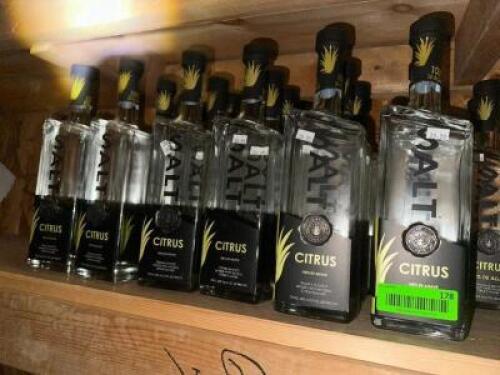 (15) ASSORTED BOTTLES OF SALT CITRUS AGAVE TEQULIA
