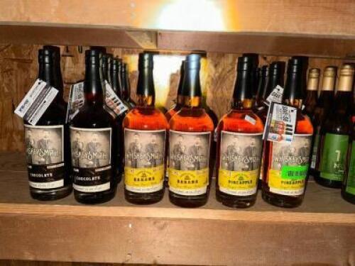 (12) ASSORTED BOTTLES OF ALCOHOL