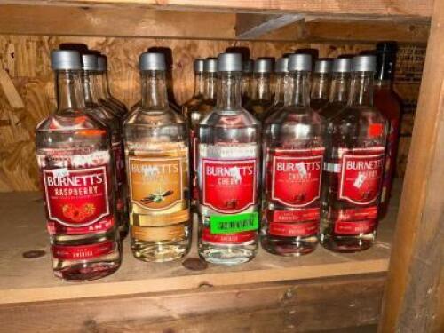 (15) ASSORTED BOTTLES OF ALCOHOL