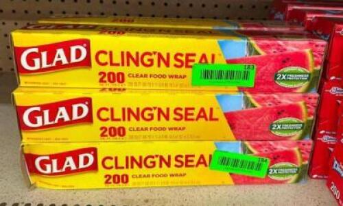 (6) BOXES OF CLING'N SEAL
