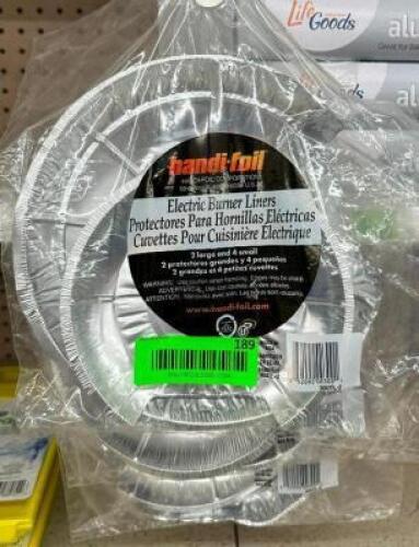 ASSORTED ELECTRIC BURNER LINERS