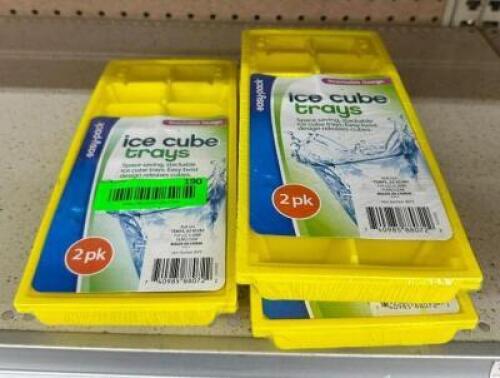 (3) 2CT PACKS OF ICE CUBE TRAYS
