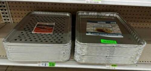 ASSORTED GRILL SHEETS AND COOKIE TRAYS AS SHOWN