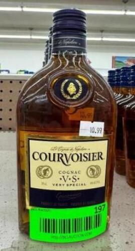 (12) BOTTLES OF COGNAC VS