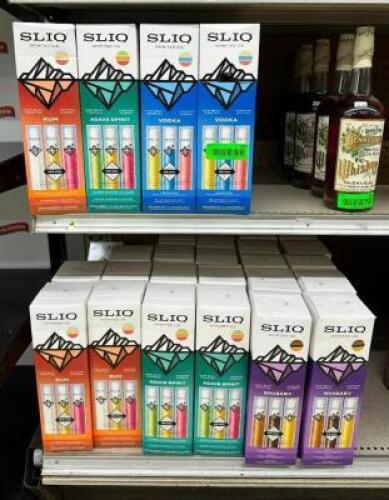 (40) BOXES OF FLAVORED LIQUOR ICE POPS