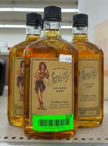 (5) BOTTLES OF SPICED RUM