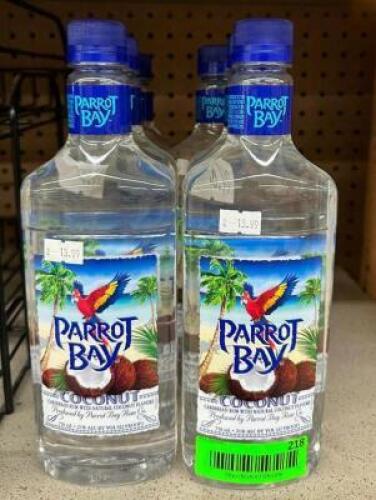 (8) BOTTLES OF COCUNUT RUM