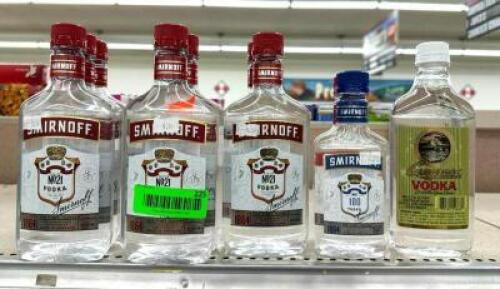 (11) BOTTLES OF ASSORTED VODKA