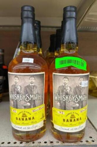 (6) BOTTLES OF BANANA FLAVORED WHISKEY